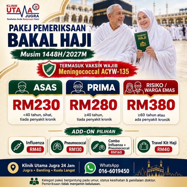 Menu pakej penuh & harga